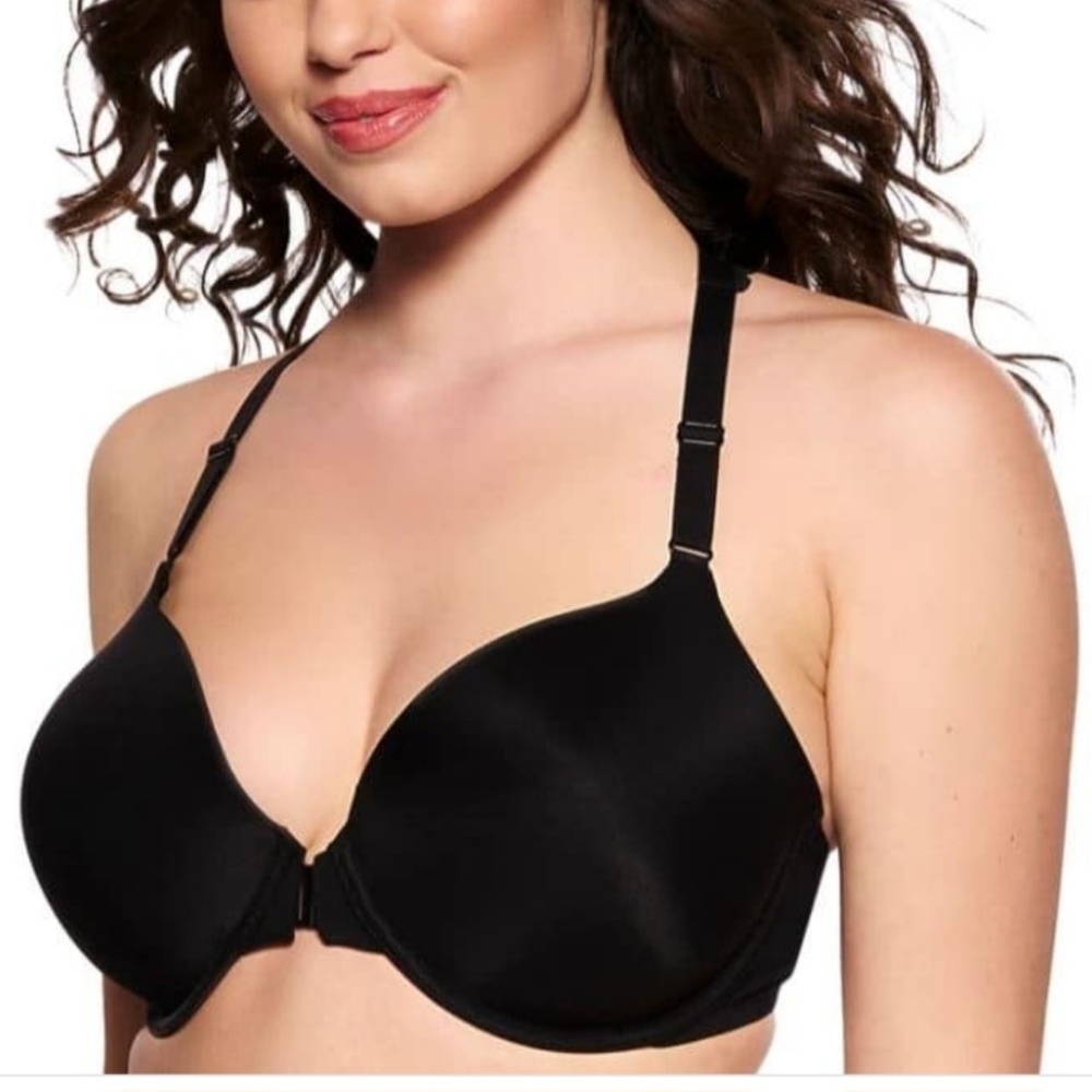 Felina Bra black Abbie front closure 32G - Picture 2 of 9